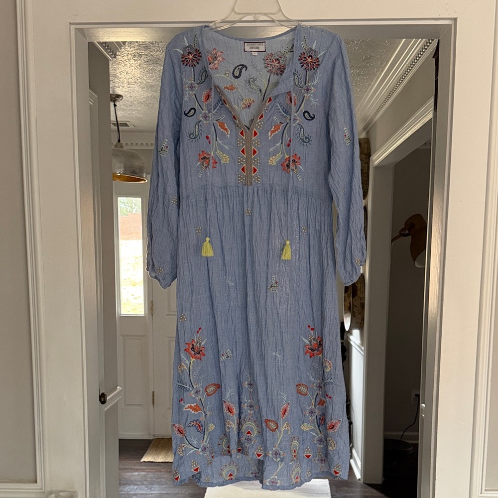 Johnny Was Embroidered Dress